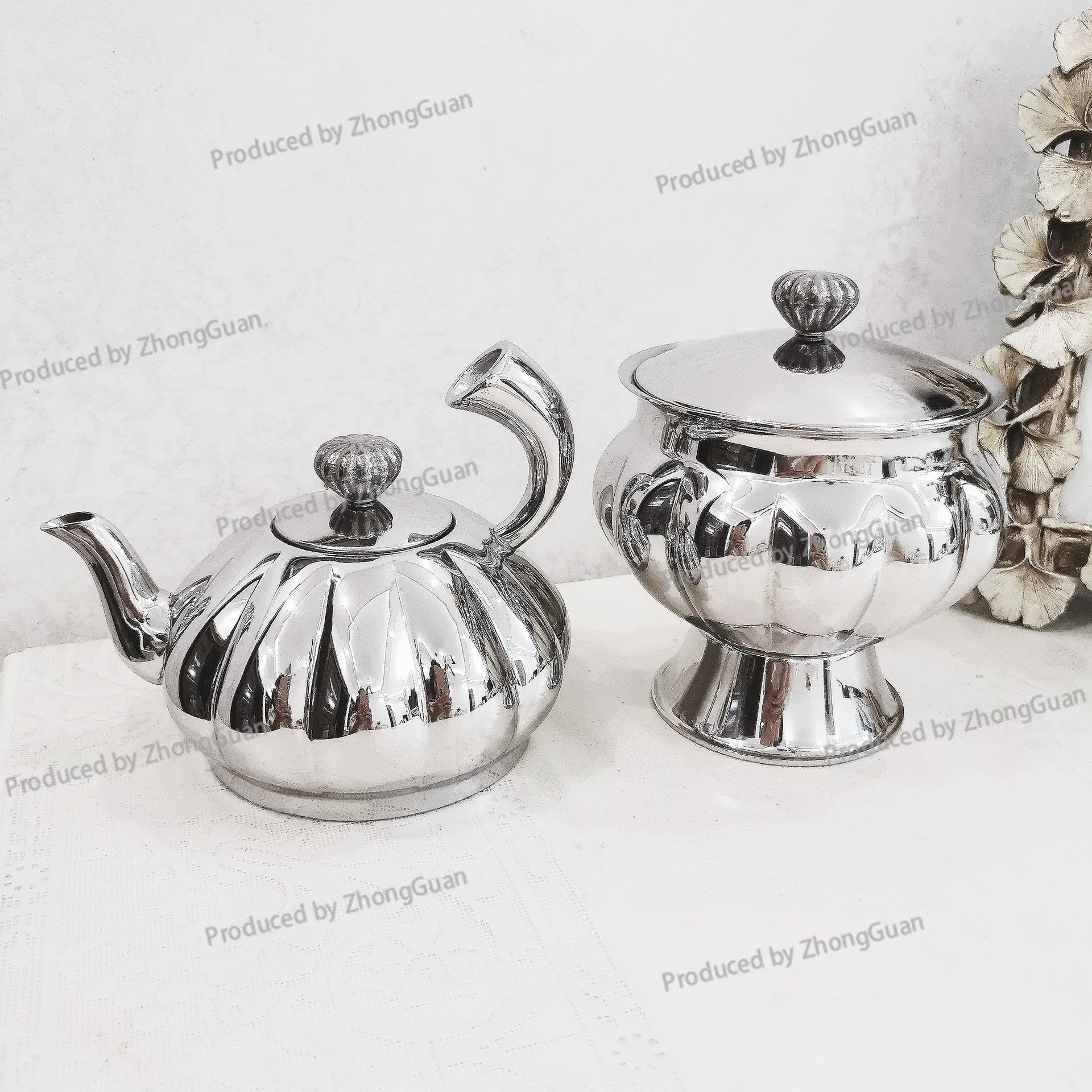 304 Stainless Steel Creative D - Coffee Tea Jar Set recension och pris