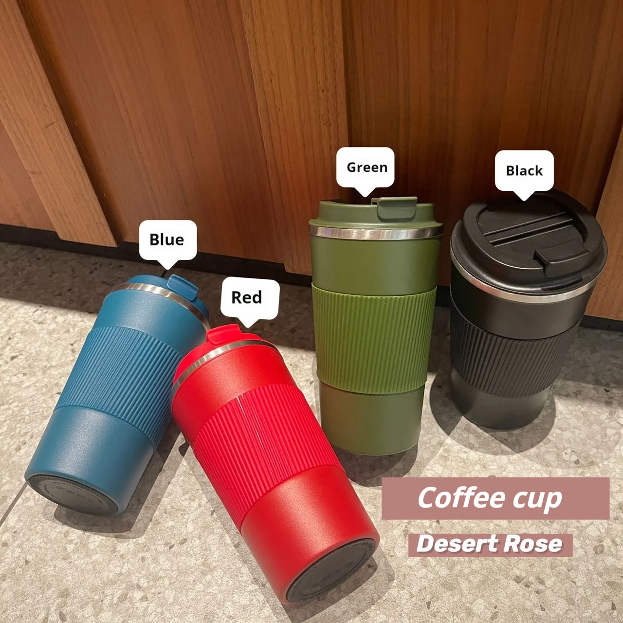 

380/510ML Stainless Steel Thermal Cup Car Coffee Cup Insulated Flask Water Tumbler for Outdoor Sports Cold and Heat Thermal Mug