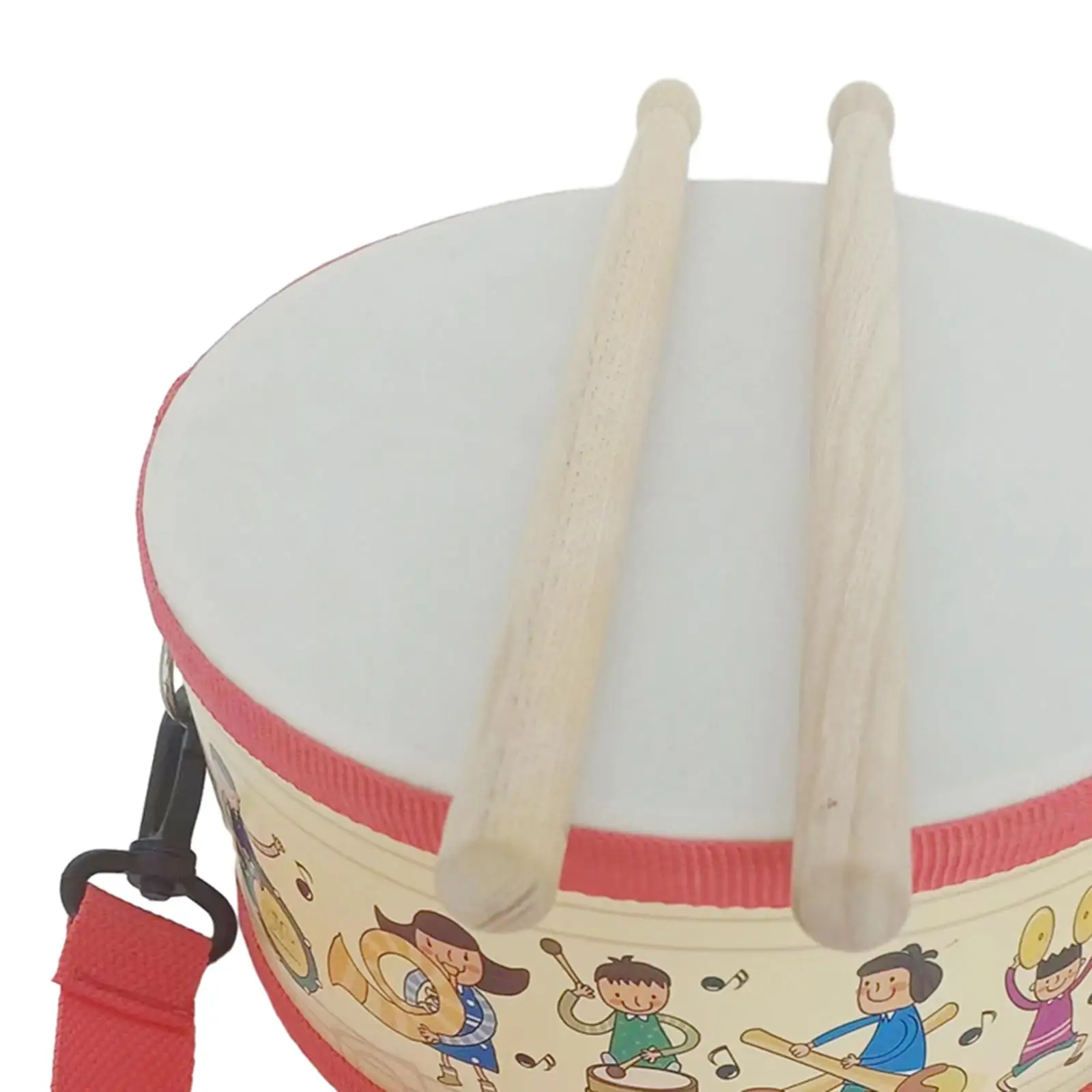 Kids Drum Set with Adjustable Strap Sensory Valentines Day Gifts for Kids