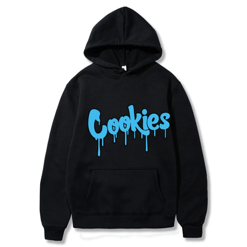 Nuevas sudaderas con capucha de Anime Cookies, sudadera estampada a la moda, Hip Hop, informal, Unisex, Otoño Invierno, forro polar, ropa de calle de gran tamaño, Tops, Sudaderas