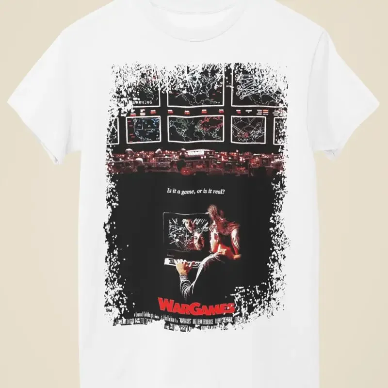 WarGames 1983 Movie Poster Inspired Unisex White T Shirt