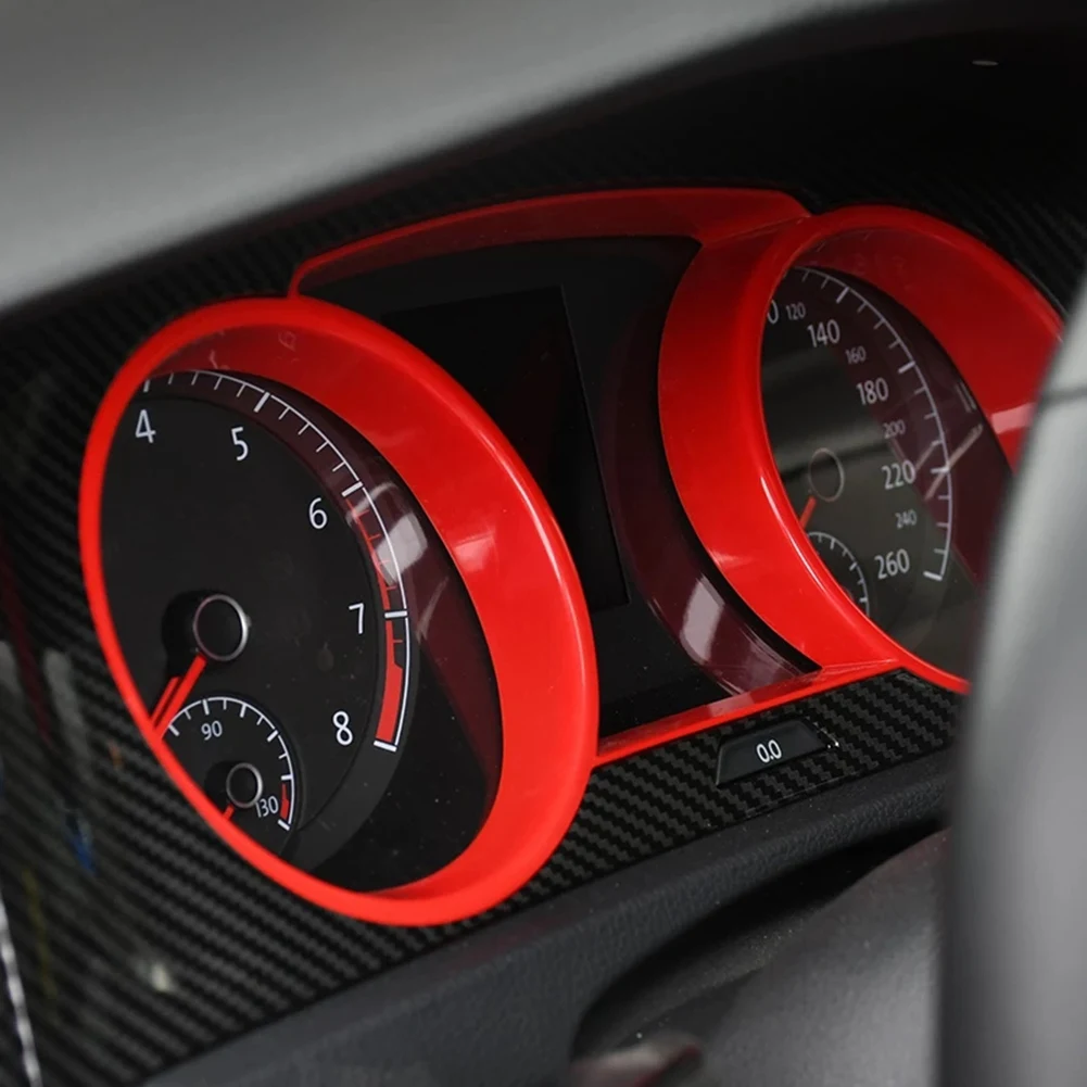 Super Sale Car Interior Dashboard Tachometer Speedometer Frame Panel Cover Trim For-Golf 7 7.5 MK7 2015-2019 Accessories