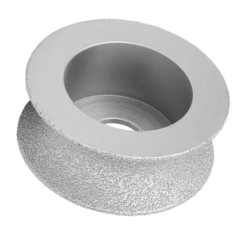 

7.3cm Brazed Diamond Grinding Wheel Concave Abrasive Wheel For Stone Ceramic Glass2.5cm