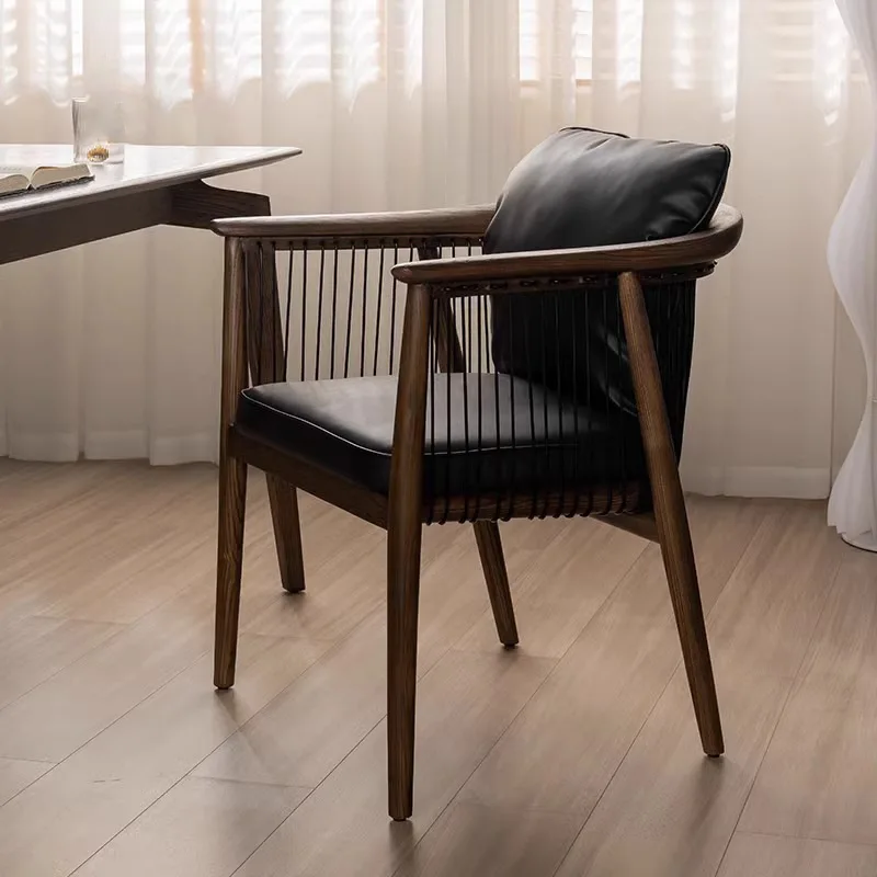 

Chinese Comfortable And Design Compiled Leisure Chair Modern Lounge Arm Chair Solid Teak Wood With Rattan And Cushion