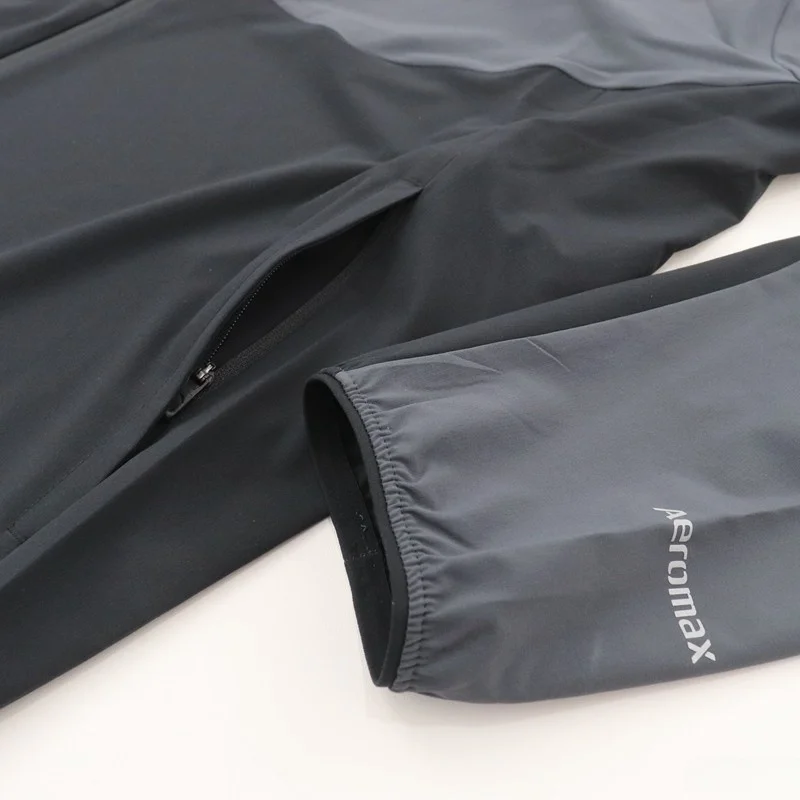 

Men's Spring Autumn Woven Running Training Jaet Breathable Windproof Hooded Zipper Closure Sportswear Casual Coat