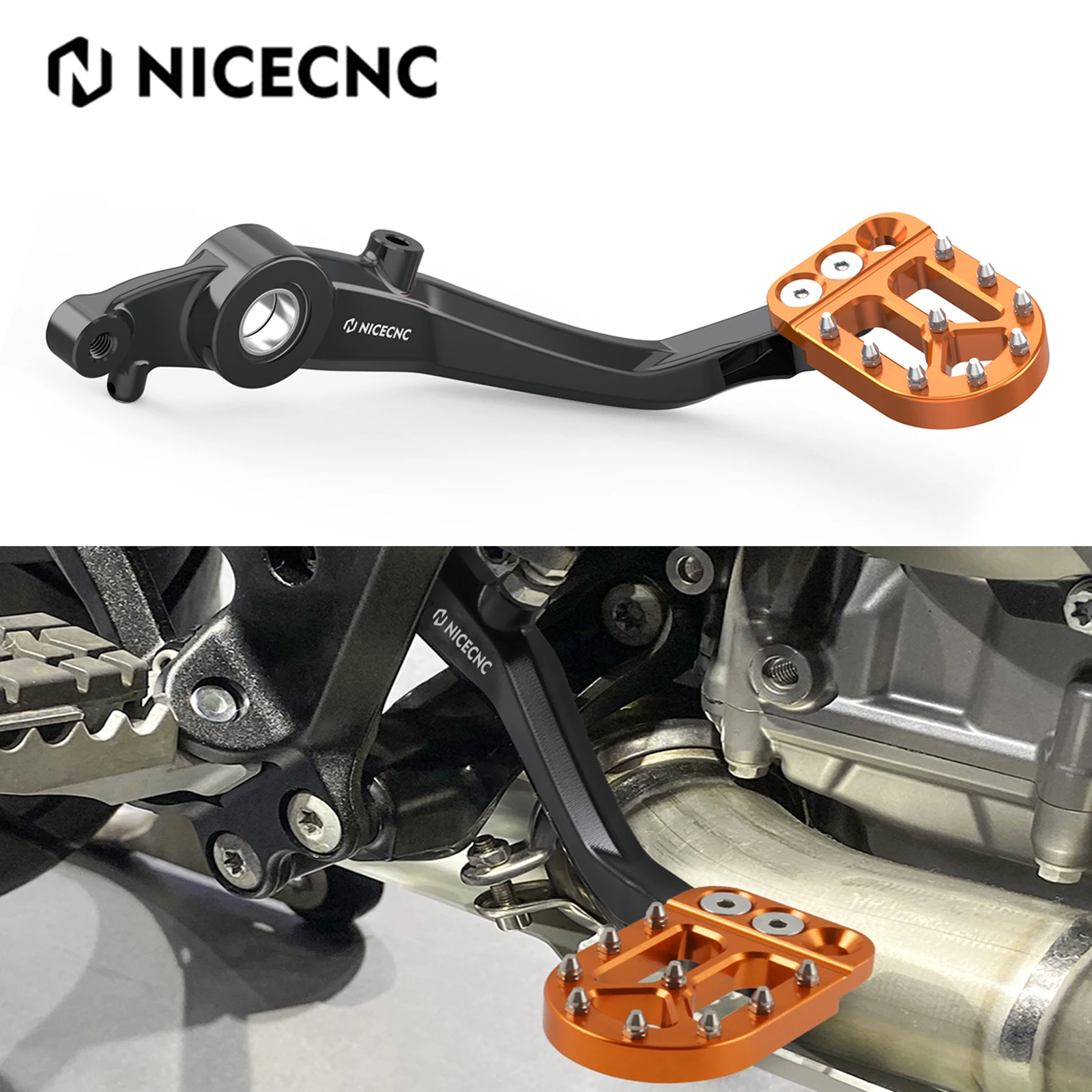 

Motorcycle T7075 Aluminum Foot Control Rear Brake Lever Pedal Plate for KTM 790 890 Adventure 790 890 Adv R 2019-2023 2022 2021