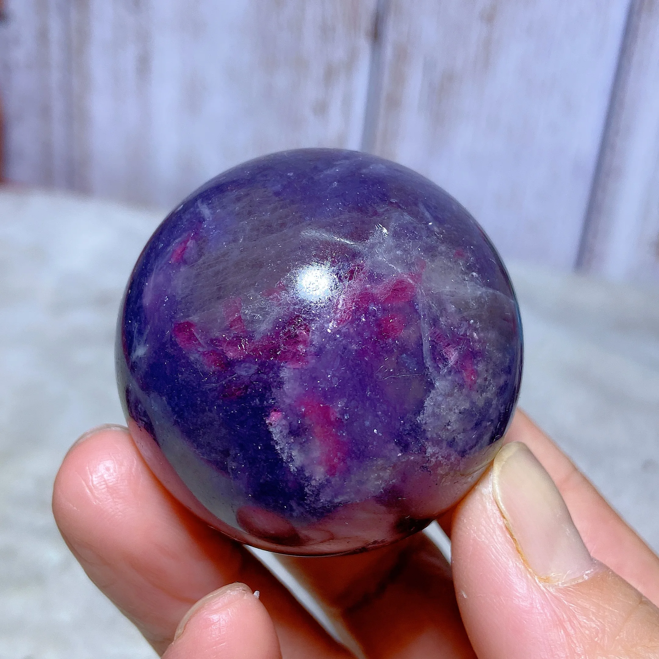 Healing Natural Crystal Unicorn Sphere High Quality Gemstones  Mineral Energy Stone Reiki Home Decorations Gift