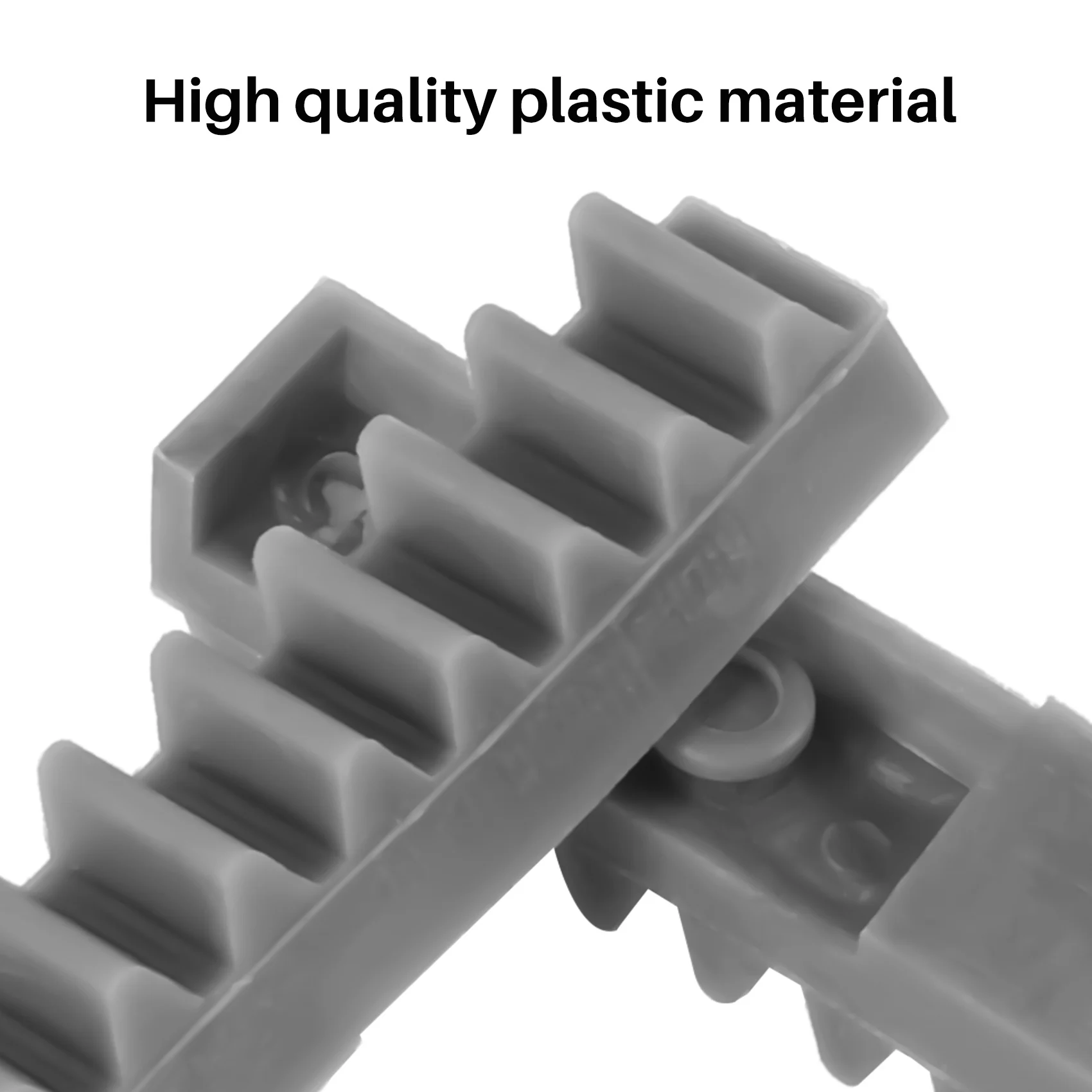 Rack lateral para máquina de tricô, um par de acessórios de rack lateral de plástico l/r para máquina de tricô de palhetas prateadas sk155 sk280 sk218 quente