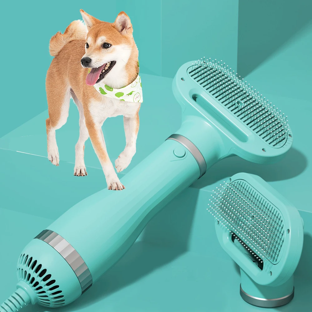 

WholeSale 2 IN 1 Electric Pet Grooming Dryer ,Cat Dog Hot Pet Hair Dryer Brushing Cleaning Blowing Comb