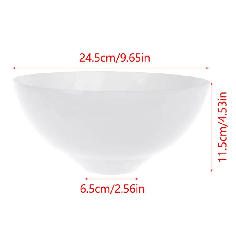 245MM Opening White PP Plastic Lamp Shades With Bowl Pattern For E27 Torchiere Lamp Cover Replacement Lighting Accessory