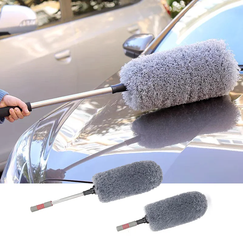 

Microfiber Car Duster Multi-function Cleaning Brush Mop For Car Dust Removing Tool For Auto Interior Exterior Clean Accessories