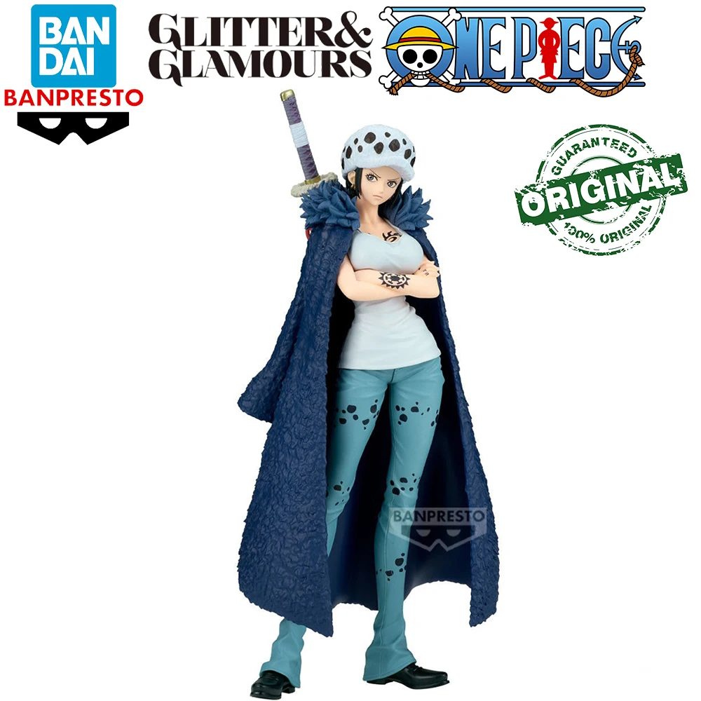 

In Stock Original Bandai Banpresto Glitter & Glamours One Piece Trafalgar Law (Gender Change) Anime Figures Model Toy Decoration
