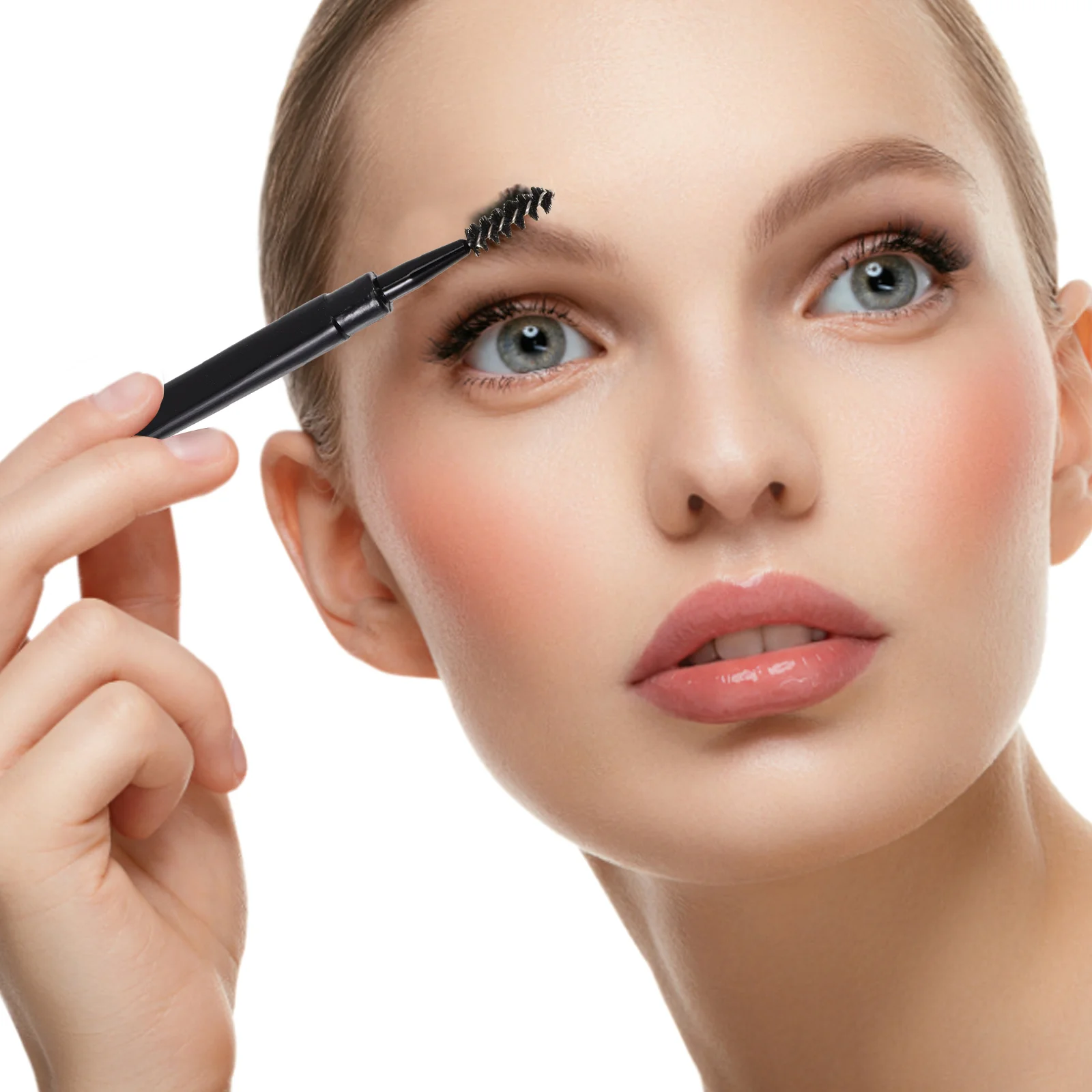 6 pennelli per mascara con coperchio applicatore strumento per trucco ciglia sopracciglio bellezza donna