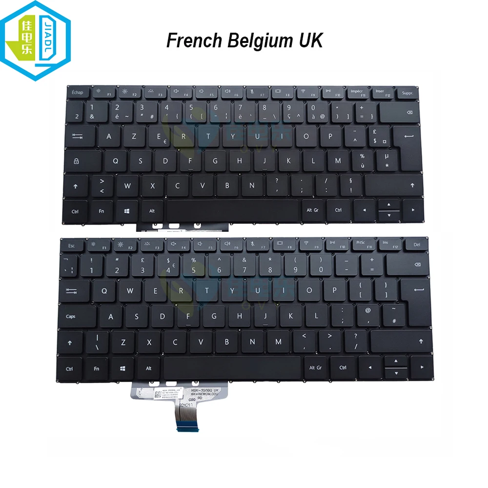 

UK GB Belgian French AZERTY Keyboard For Huawei MateBook 13 HN-W19R W19L VLT-W50 VLT-W60 WRT-W09 WRT-W19A WRT-W29 9Z.NEWBN.01A