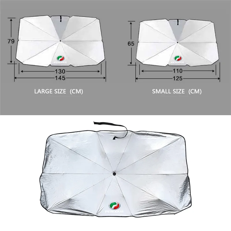 Foldable Reflector Umbrella For Mitsubishi Outlander Lancer EX ASX Pajero L200 Colt Triton Car Windshield Protection Accessories