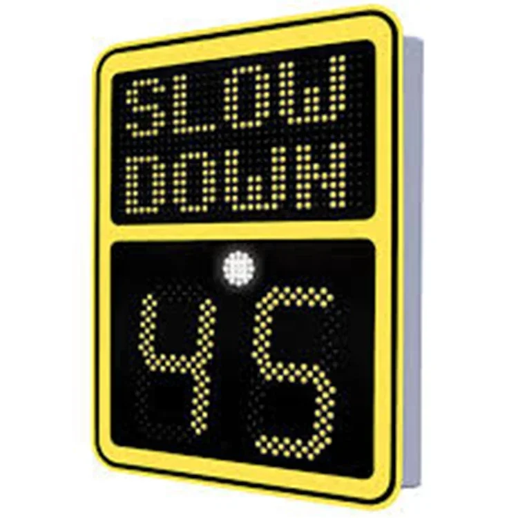 high quality Led traffic solar detector highway aluminum speed radar sign