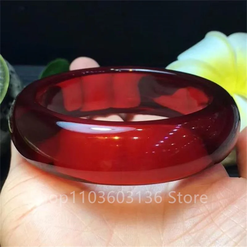 Natural Amber Beeswax Bracelet Myanmar Water Purification Crimson Amber Bracelet Fashion National Style Bracelet Size 54-66mm