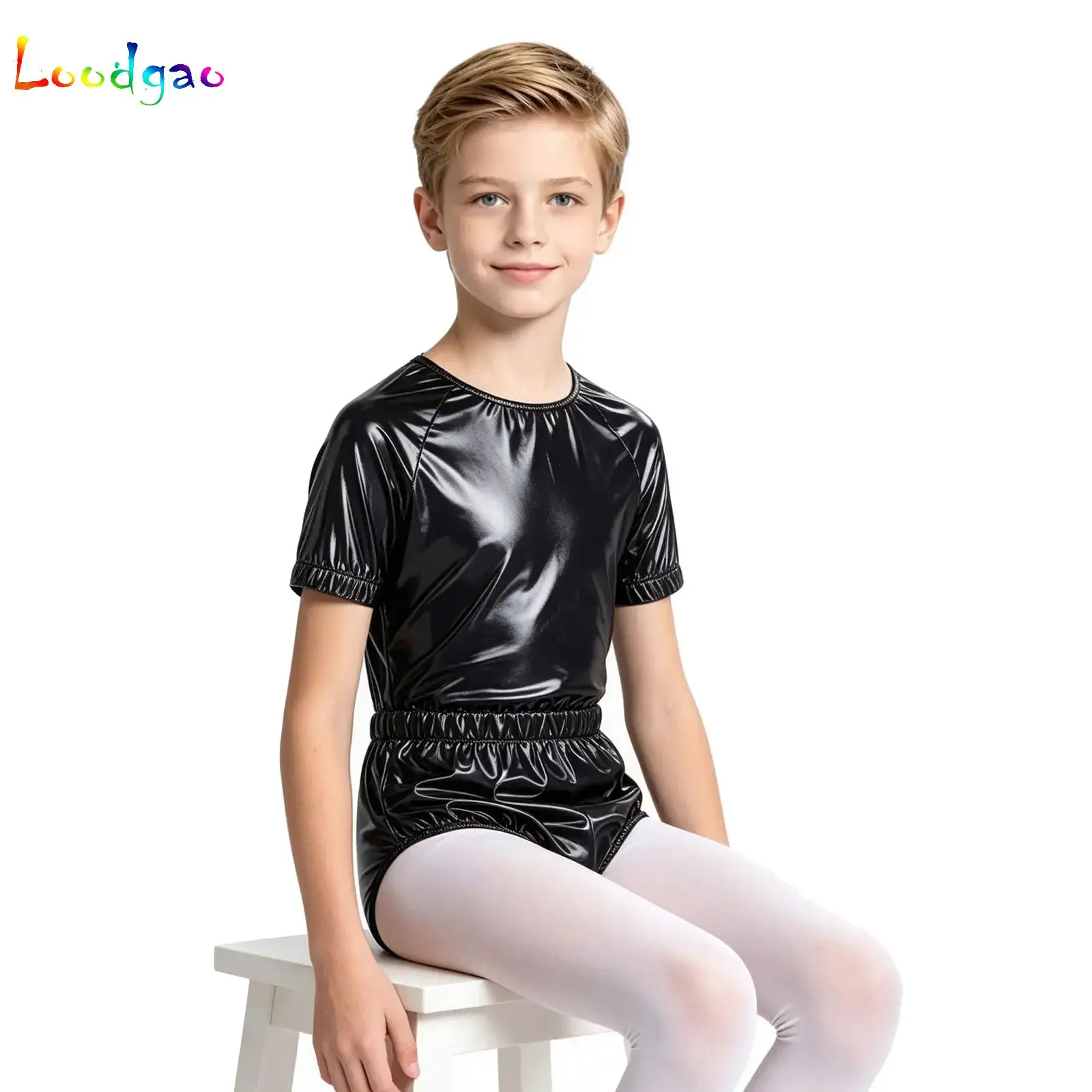 Boys Girls Waterproof Glossy Bodysuit Resistant Leak-proof Washable Diaper Cover Romper Special Needs Adaptive Jumpsuit Swimwear