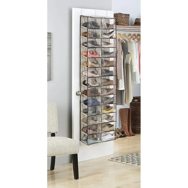 

Tool.NEW 26-Section OTD Polycotton 13 Tiers Shoe Shelves - Espresso - 6" x 22" x 63"