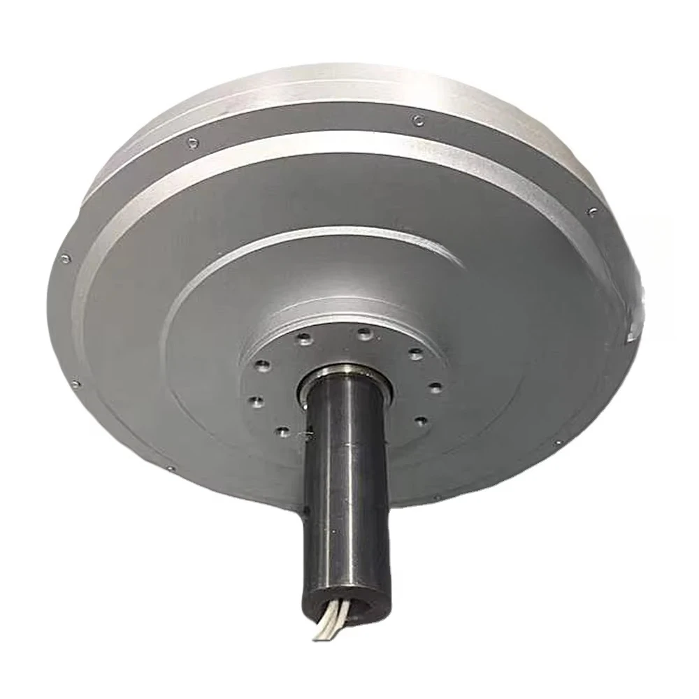 Generator Energi Alternatif Tanpa Inti Cakram Fluks Aksial Rpm Rendah GDG-380 1kw 2kw Tegangan Kustomisasi