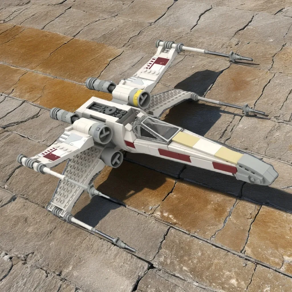 

685PCS MOC Space Battle T 65 X Wing Model DIY Creative Ideas Building Blocks Birthday Gift Display Collectible Decoration Home