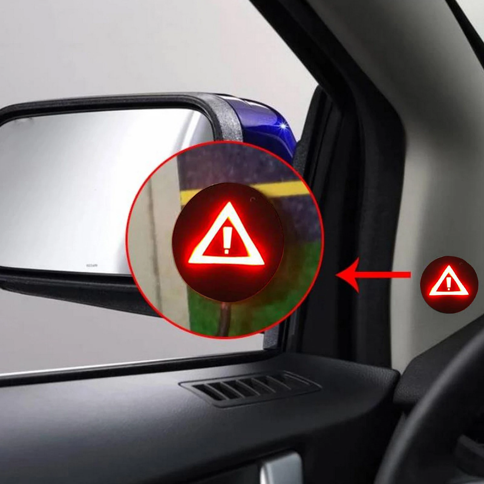 Vehicle Car Blind Spot Detection System BSD Warning Light Alarm Safety Driving Radar Change Lane Aided Parking Blind Spot System