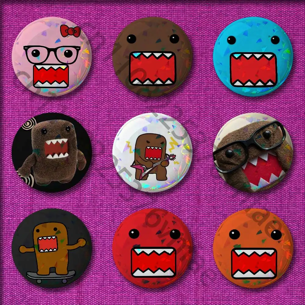 

Cartoon D-DOMO KUN Badges Badge 32mm 25mm 44mm 75mm 58mm Round Pin Brooch Souvenir Cosplay Gift Decorations