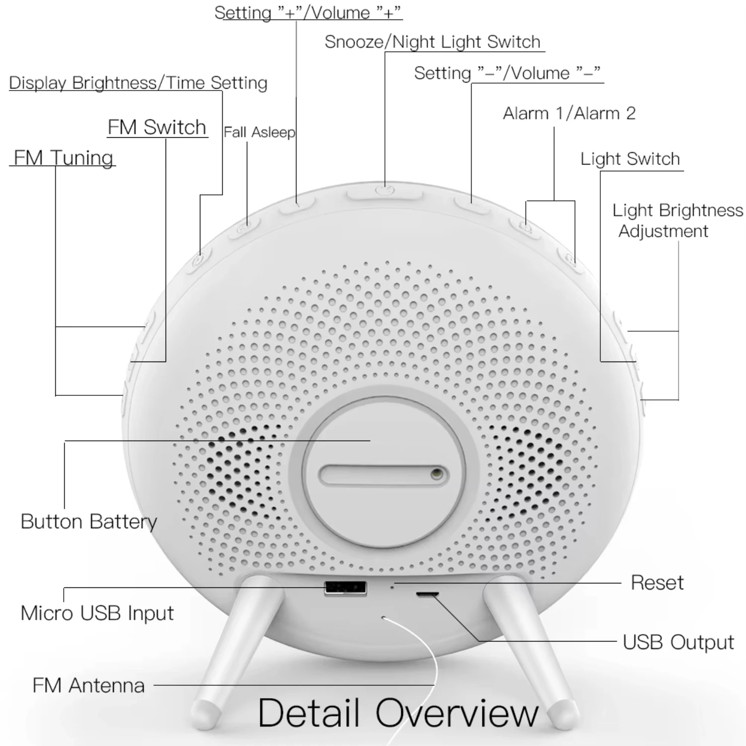 ساعة منبه ذكية لضوء الاستيقاظ من WiFi مع 7 ألوان لتطبيق Sunrise/Sunset Smart Life مع Alexa