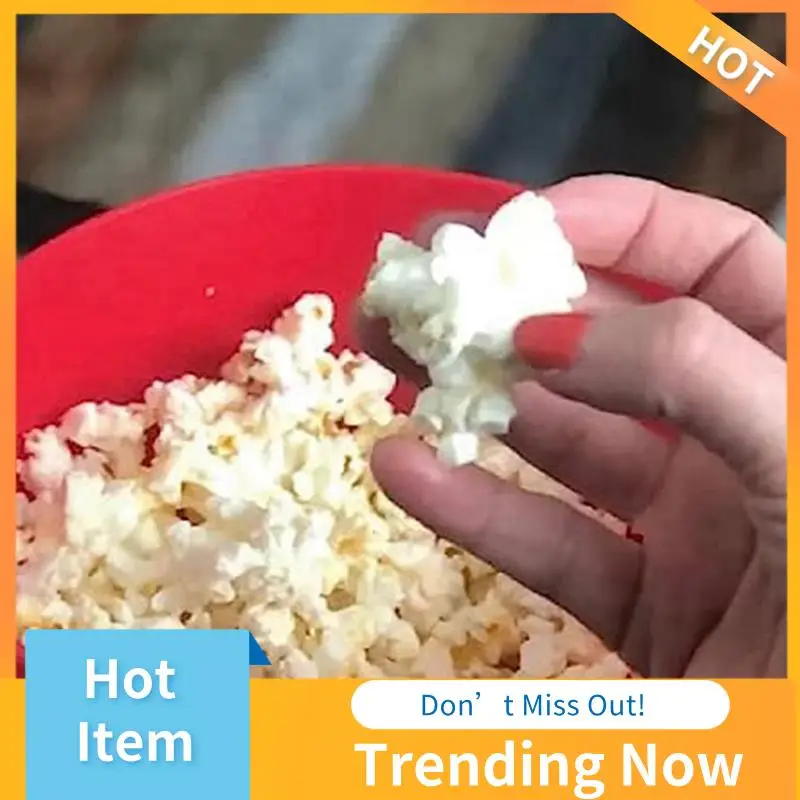 1 Piece Silicone Popcorn Maker Collapsible Popcorn Bowls Popcorn Container With Lids