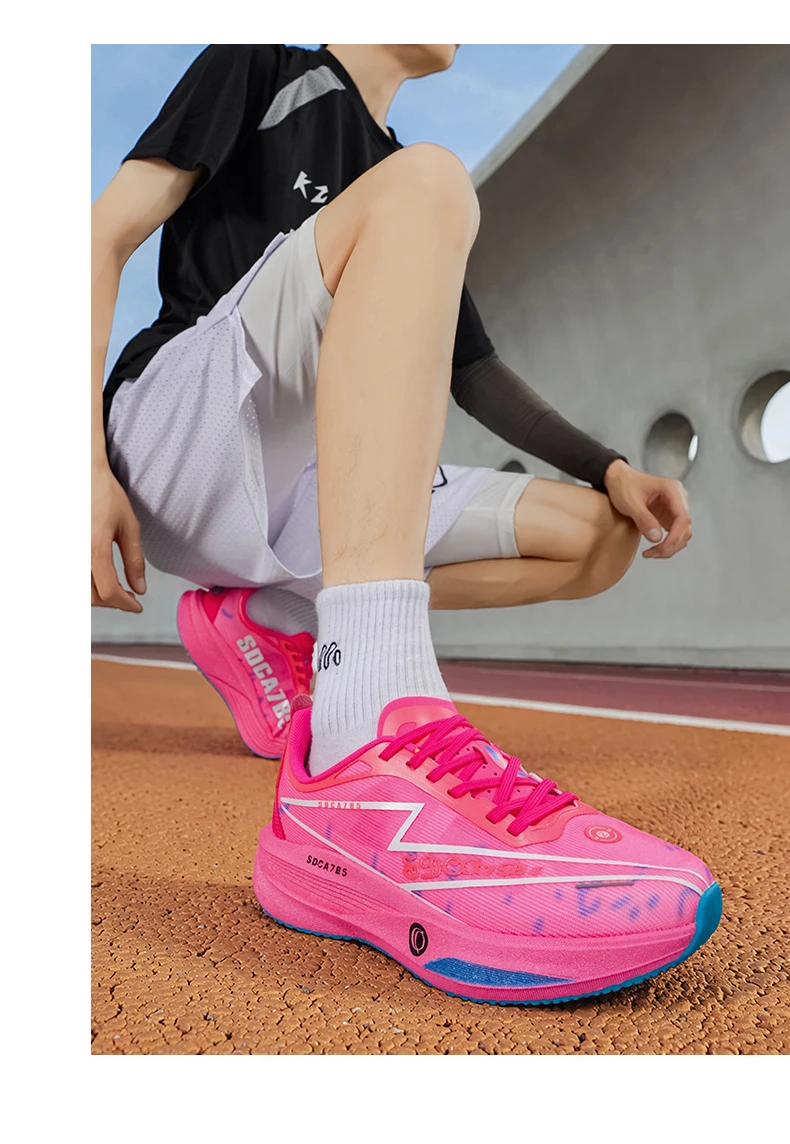 Herren Marathon-Laufschuhe Sport Carbon-Platte Atmungsaktiv Leicht Bequem Damen Athletische Freizeitschuhe Outdoor Air – Detail 28