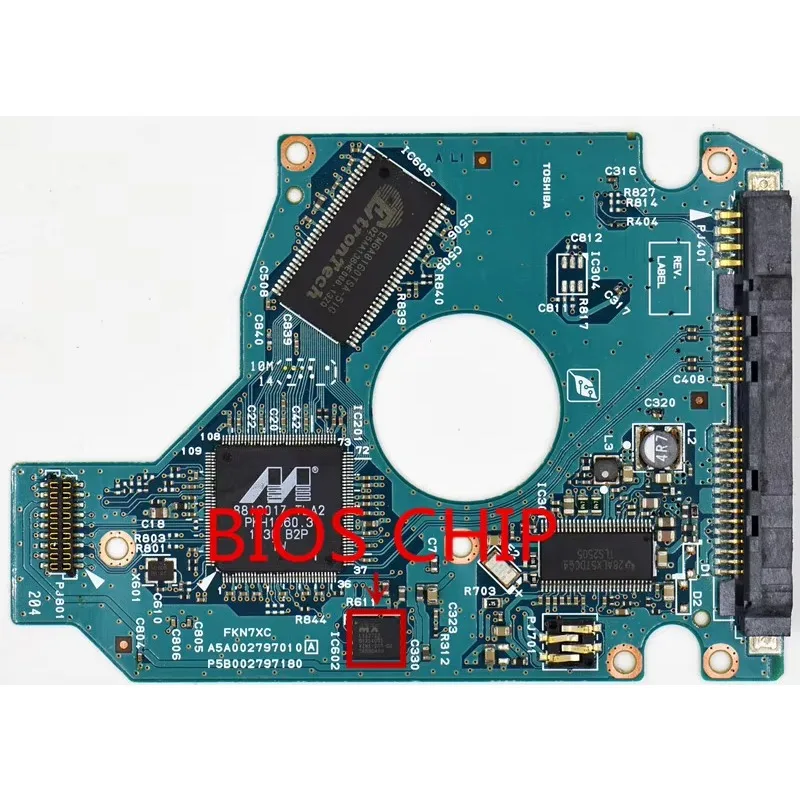 Toshiba Hard disk circuit board Board Number: G0027970 / HDD2G32