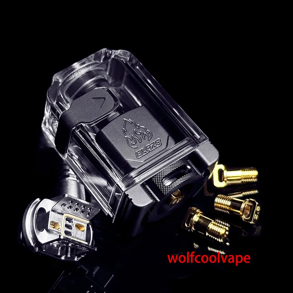 Wolfcoolvape ชุดถังธันเดอร์เฮดสำหรับ BB/billet/Boro 3.0 / 2.5 / 2.0 / 1.2mm 4ml