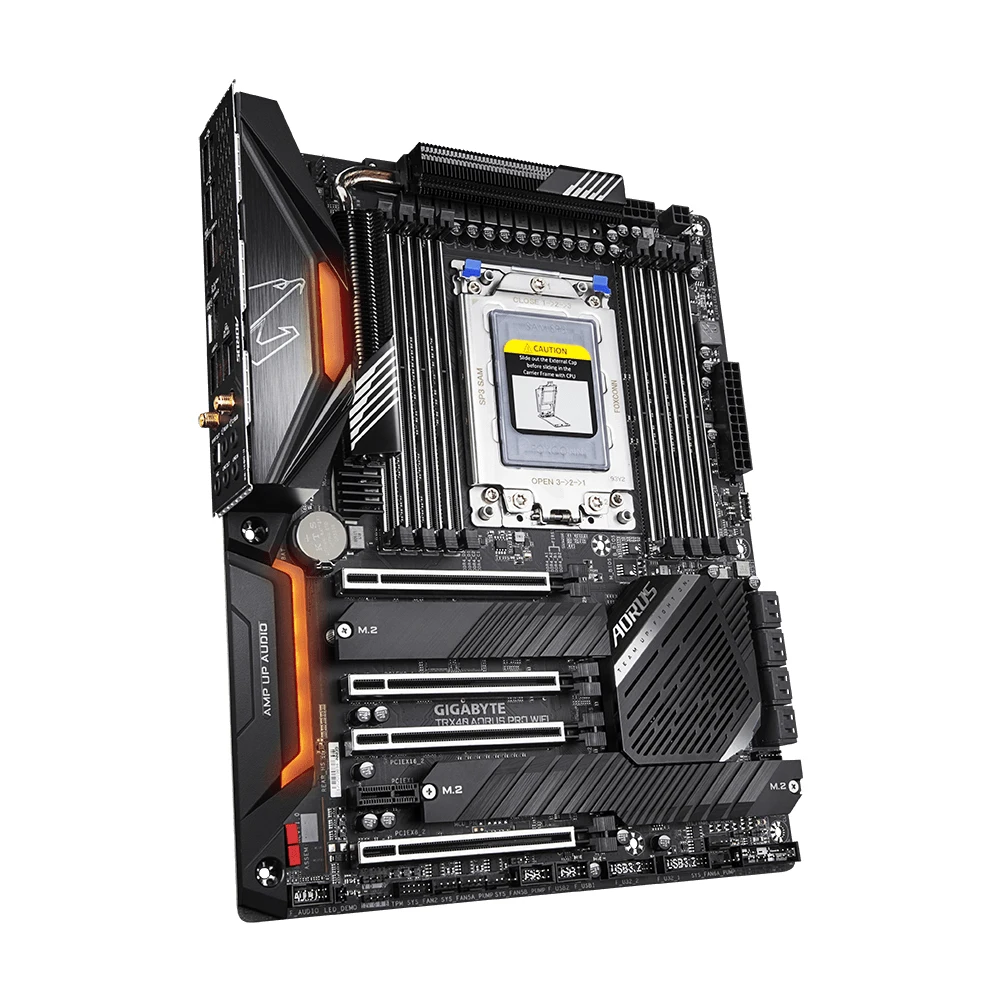 GIGABYTE TRX40 AORUS PRO WIFI Motherboard Support Ryzen Threadripper 3990X 3970X 3960X CPU 8xDDR4 4400MHz 256GB NVMe M.2 ATX