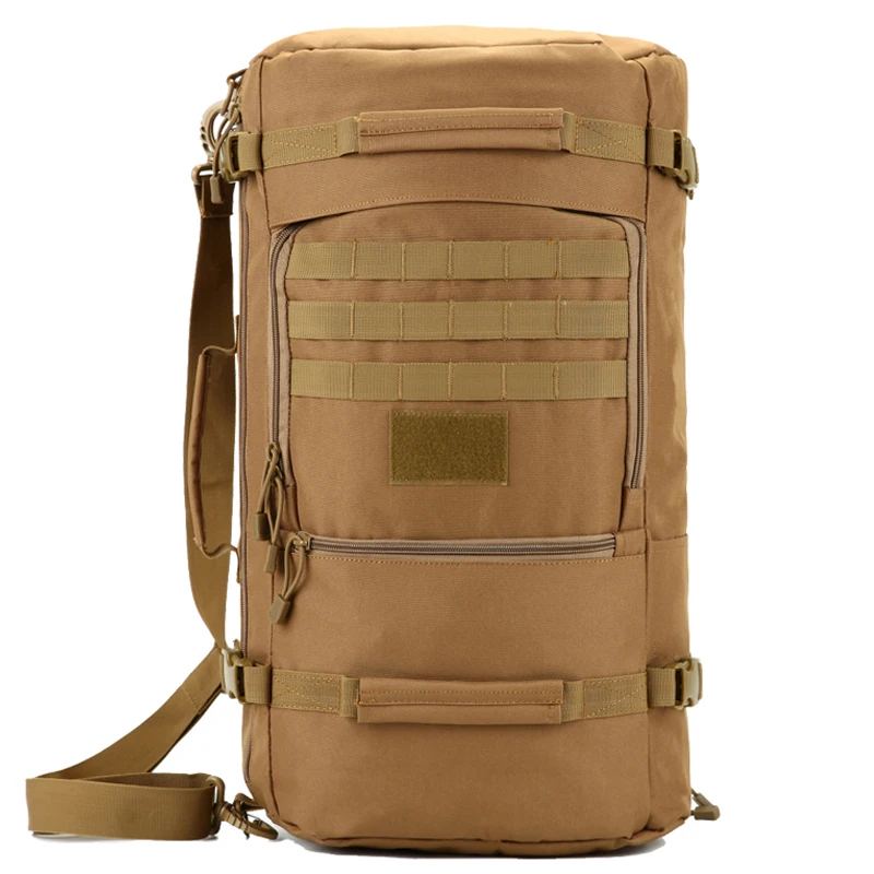 50L 60L Large Capacity Tactics Backpack Waterproof Nylon 3P Molle Backpack Men Travel Bag