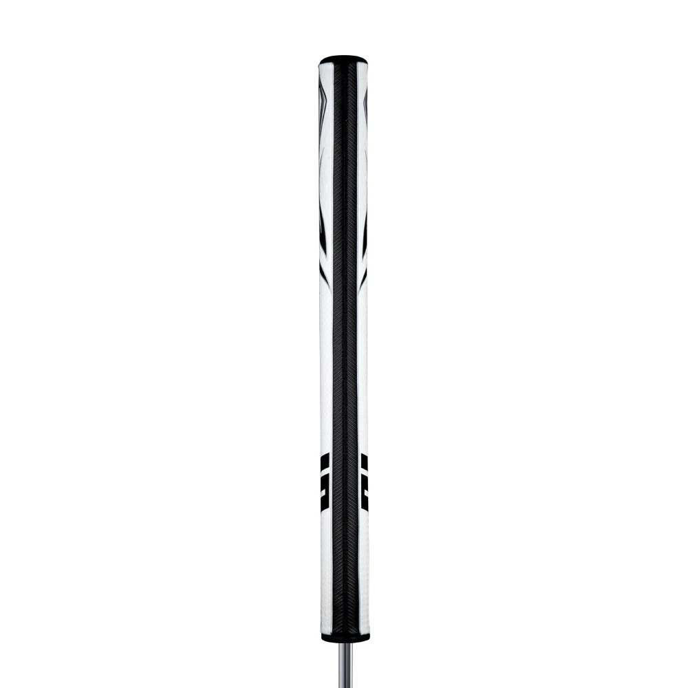 ZENERGY-Poignée de putter Flatso XL Plus 2.0, Golf Grip, Blanc, Noir, Longueur 13.75 ", Neuf, Ensemble de 1 à 10 pièces