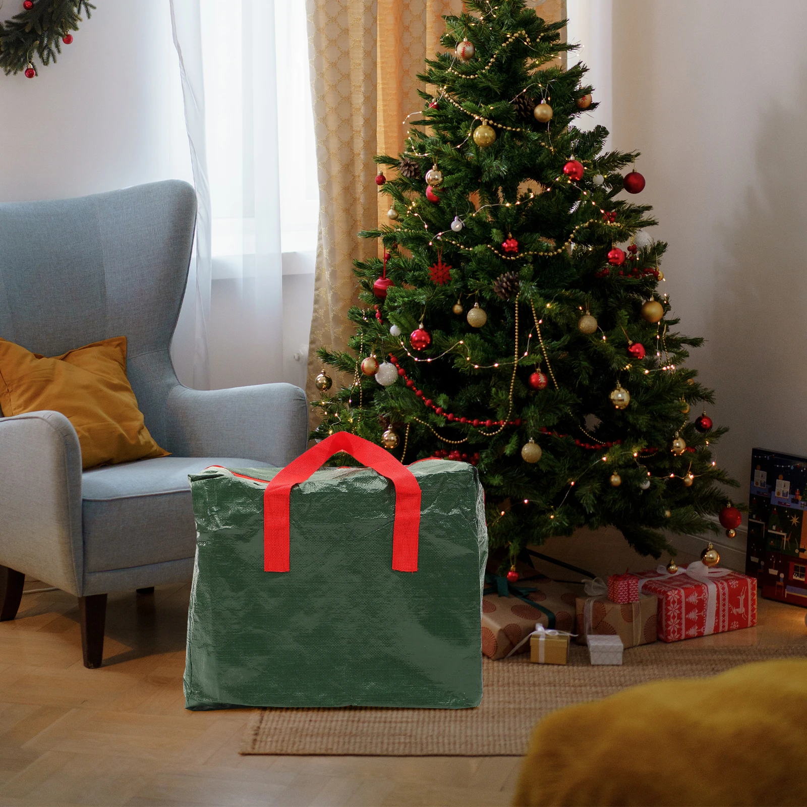 

Christmas Tree Storage Bag Container for Artificial Holder Xmas Organizer Bags with Handles