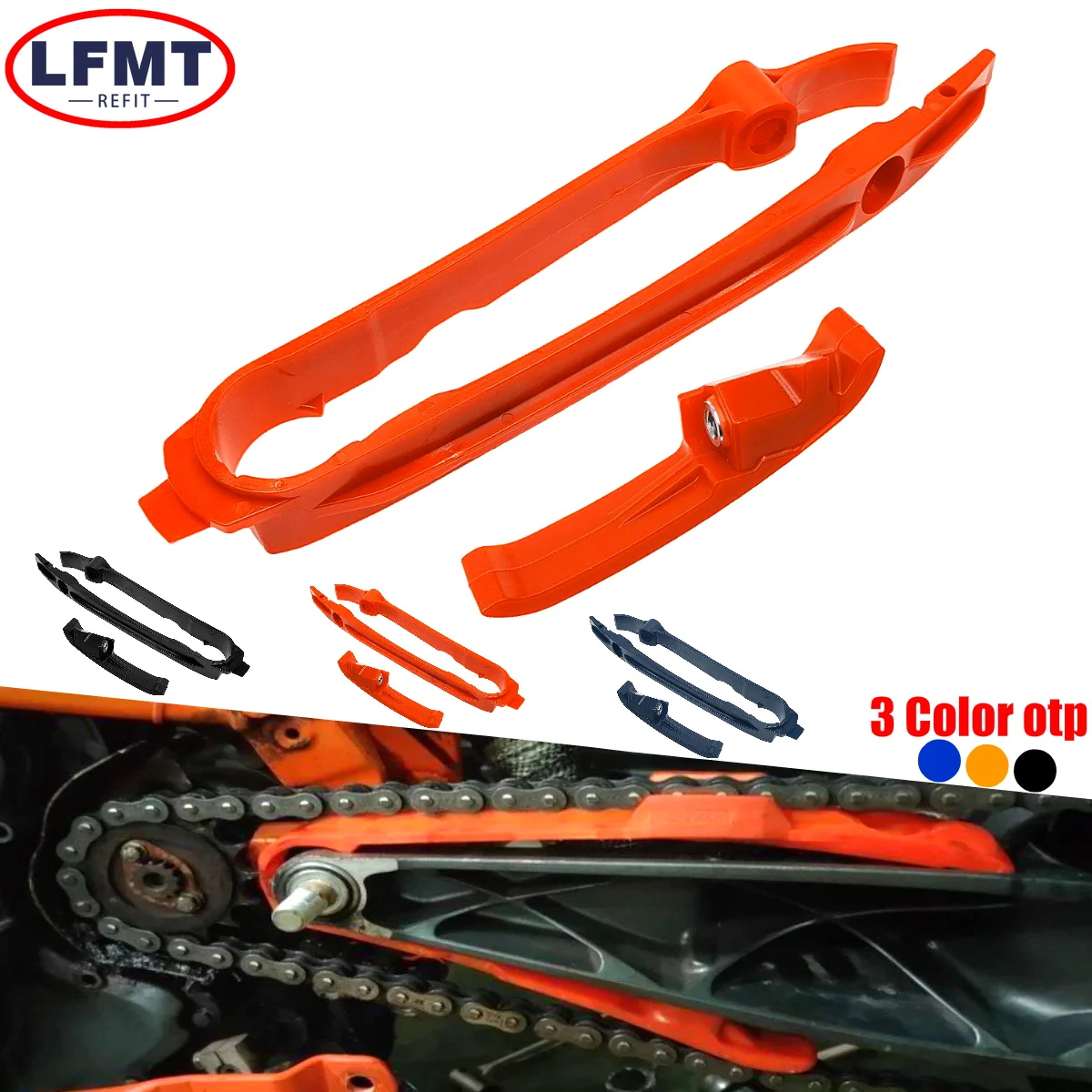 

Motorcycle Chain Slider Sliding Swingarm Guide for KTM XC SX SXF XCF XCW EXC XCFW EXCF for Husqvarna FC FE SX TX TC TE 2023–2024