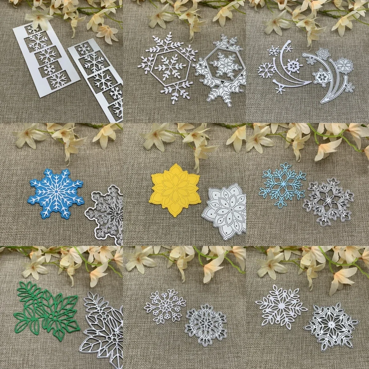 WINTER snowflakes Metal Cutting Dies Stencils Die Cut for DIY Scrapbooking Album Paper Card Embossing