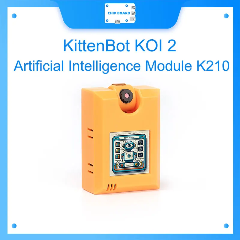 

KittenBot KOI 2 AI vision module featuring K210 processor for machine learning and computer vision applications