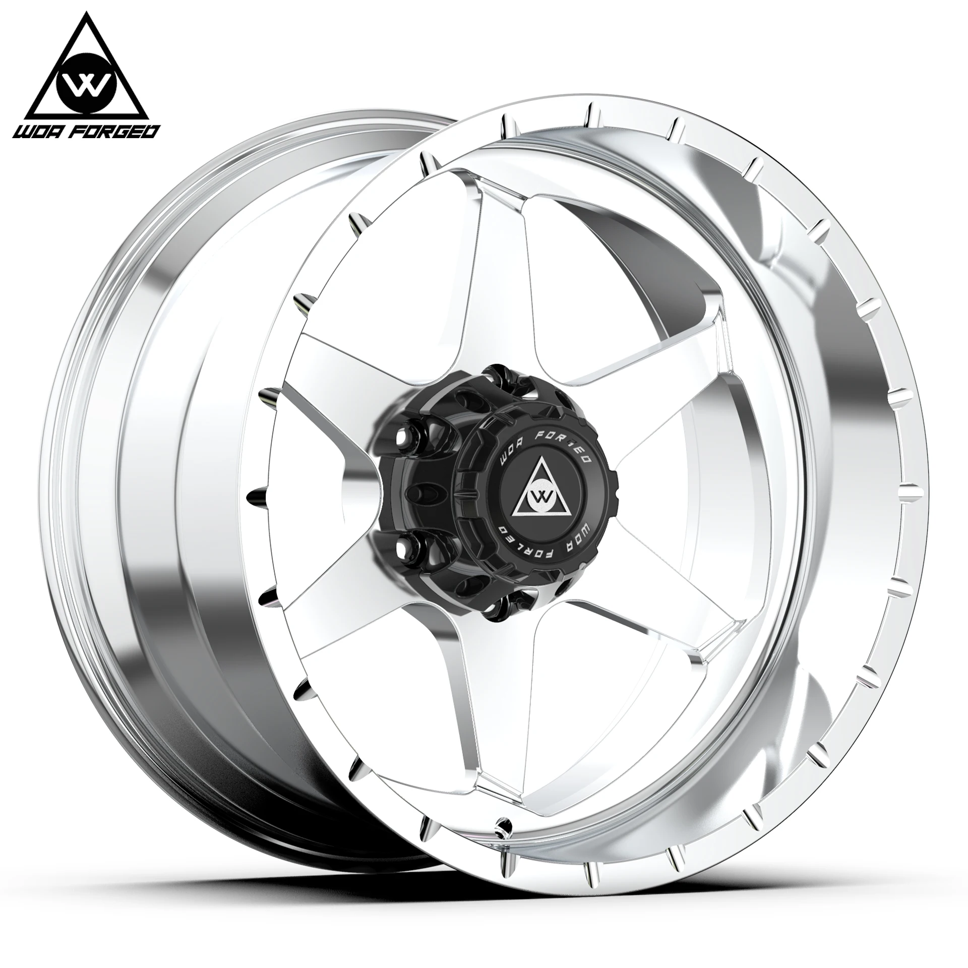 Wholesale OEM 4x4 Rim 20 22 24 26 28 30 Inch SUPER Single Wheel Offroad Custom Forged Alloy Deep Lip Polished Car Wheels