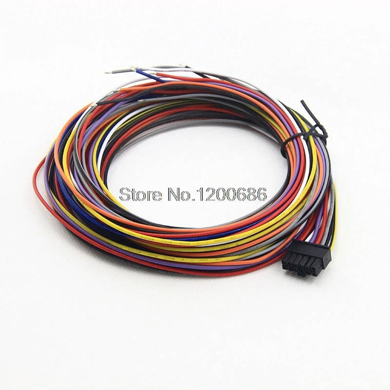 

12PIN 18AWG 30CM 5557 Micro-Fit 4.2 Mini-Fit Jr. Receptacle Housing 2x6pin 39012120 12 pin 2*6pin 12p 12 Circuits wire harness