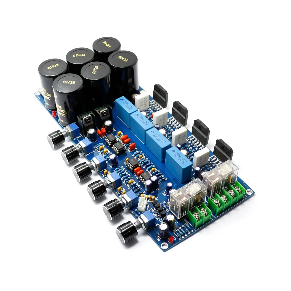 

Q-BAIHE LM3886 2.1 Subwoofer Fever Level Amplifier Board Hifi Amplifier Board With Protection Circuit Fever Level DIY
