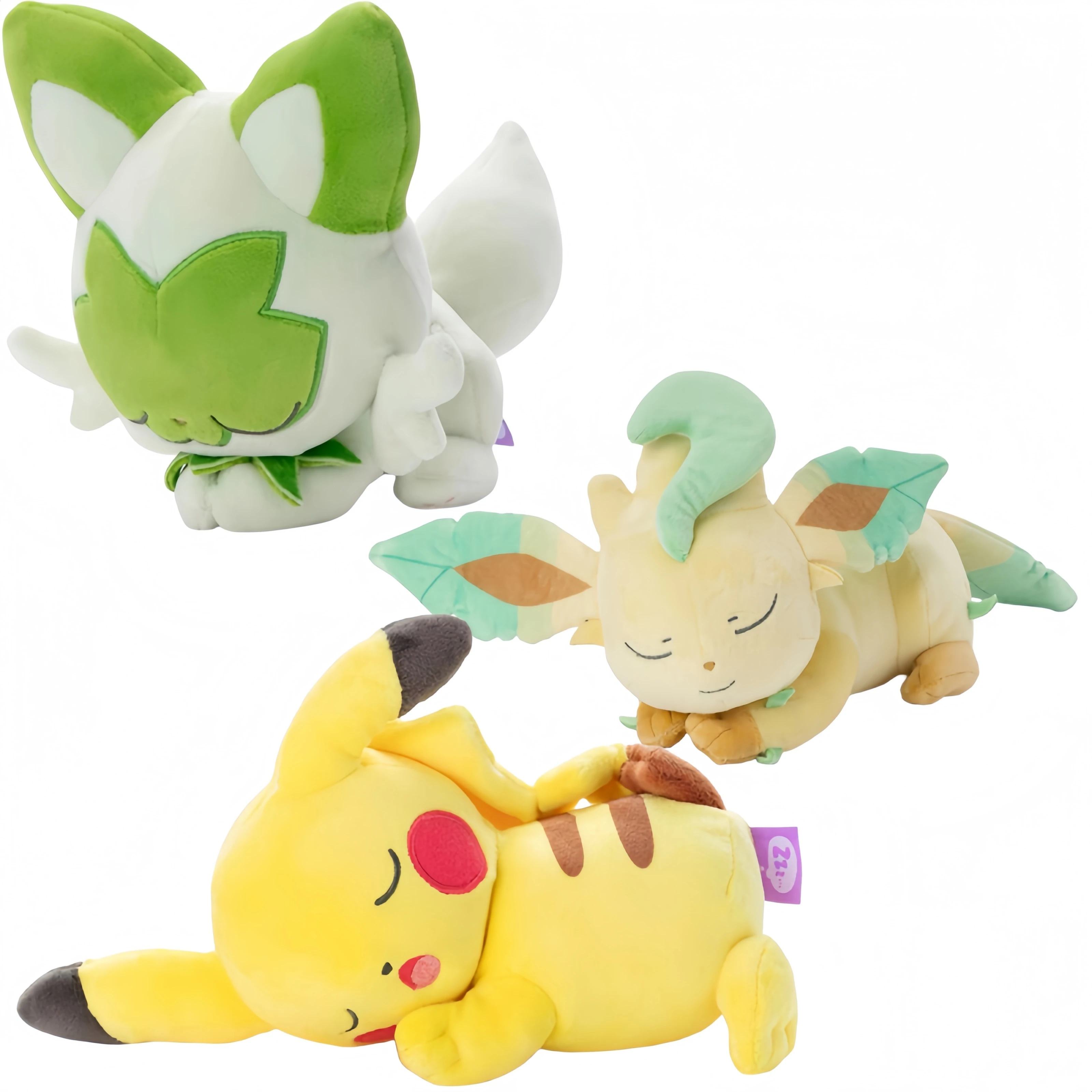 

Pokemon Gengar Fuecoco Sylveon Plush Toys Piplup Pawmi Leafeon Pikachu Sprigatito Sleeping Doll Anime Games Collection Xmas Gift