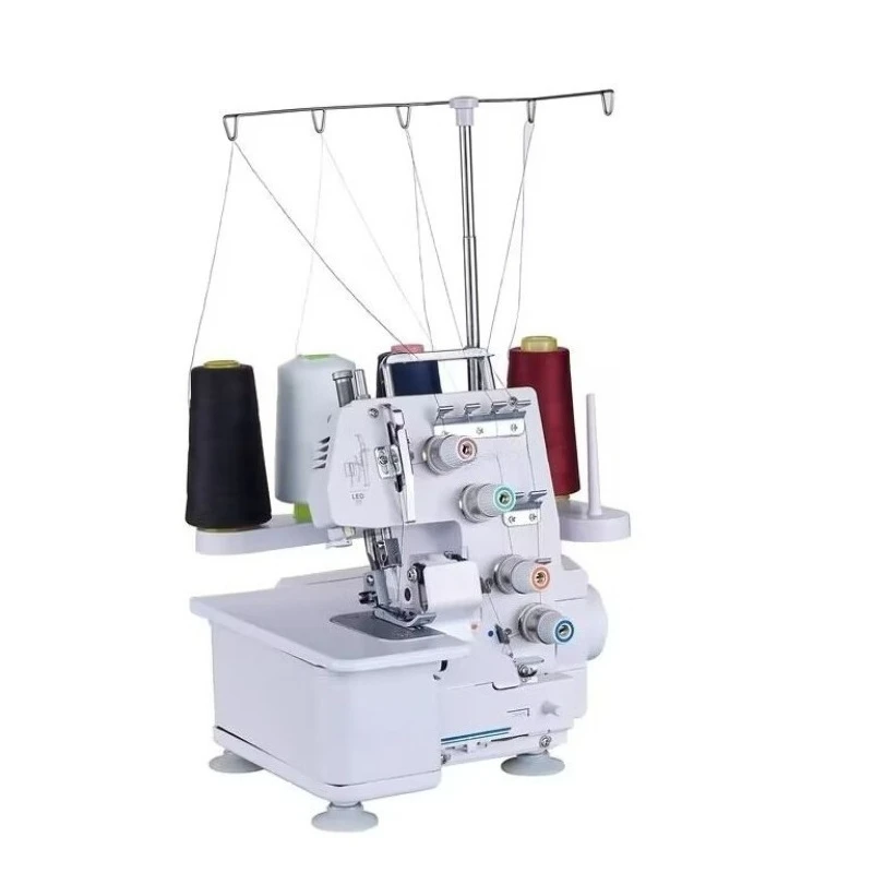 Overlock sewing machine, portable mini edge locking machine, semi-automatic motor-driven single head