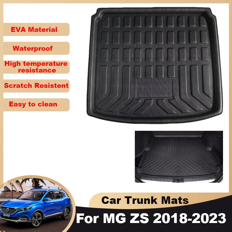 

Car Rear Trunk Mat For MG ZS EV MGZS ZX ZST 2018-2023 2022 2020 2019 Accessories Waterproof Protective Anti-Slip Storage Pads