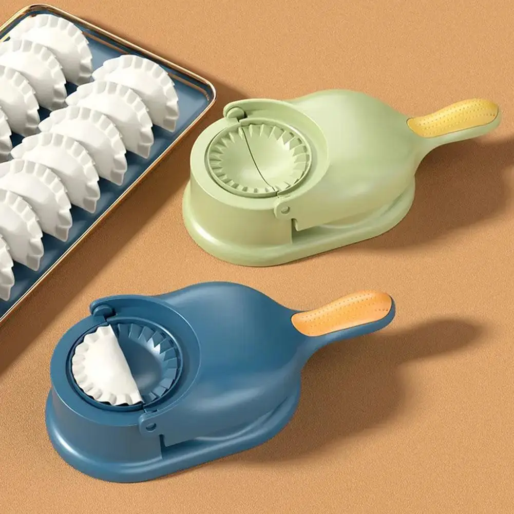2 in1 Dumpling Maker DIY Kit Wrapper Presser Dough Pressing Ideal for Home Cooking Dough Skin Molder Machine Kitchen Gadgets