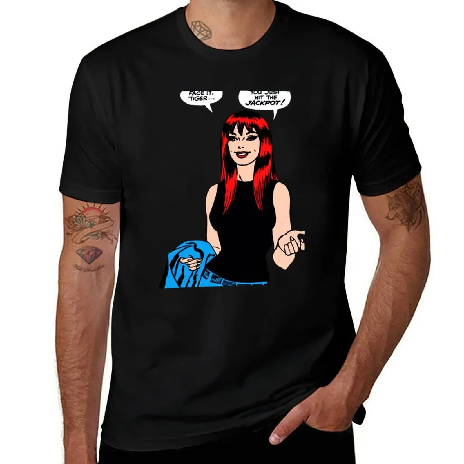 

Mary Jane Watson T-Shirt customs T-shirts man rapper graphic tees mens t shirt graphic