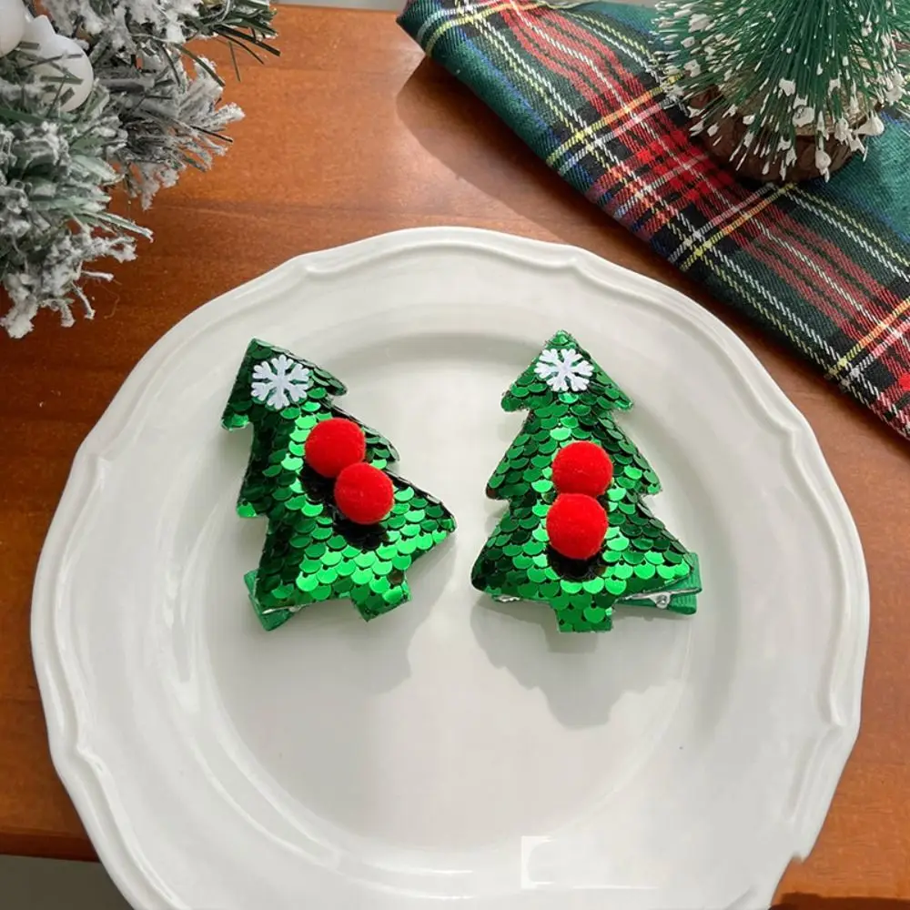 

Merry Christmas Decor Christmas Hairpin Deer Horn Santa Claus Children Antler Hair Clip Cloth Korean Hair Accessories Children's
