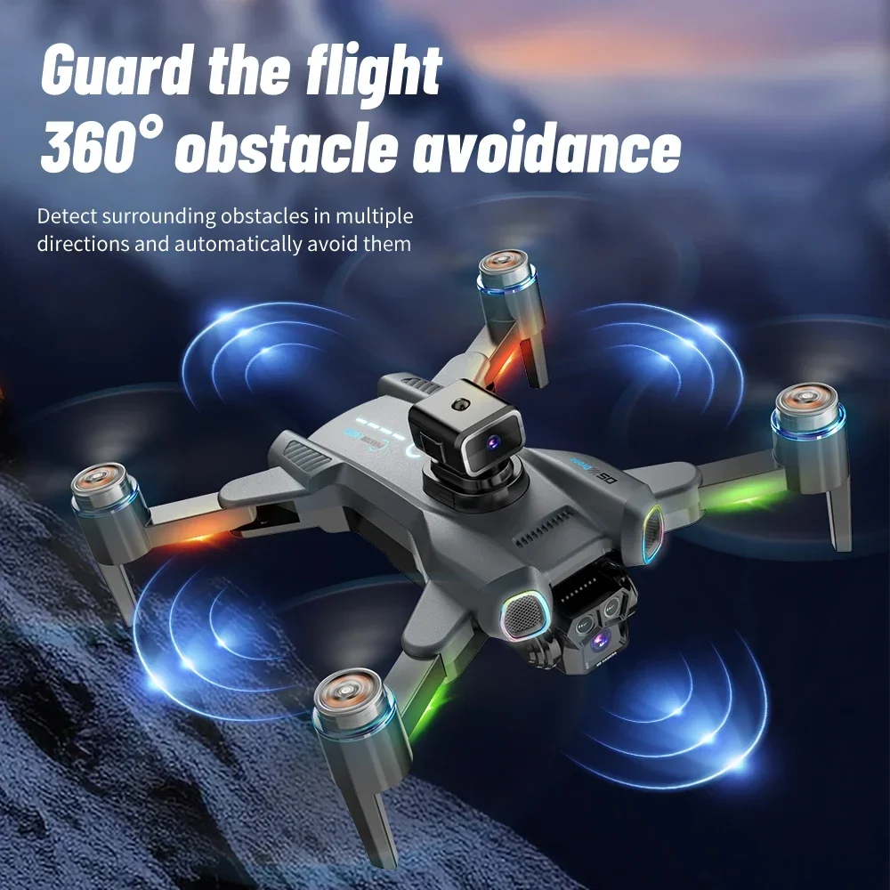 

Mini drone camera 4K HD automatic return brushless obstacle avoidance four-axis aerial photography aircraft multi-light toy