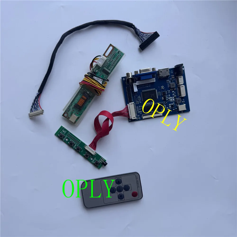 30pin 1 CCFL LCD panel DIY Kit Controller Driver board HDMI-Compatible AV VGA for CLAA154WA01 CLAA154WA02 15.4